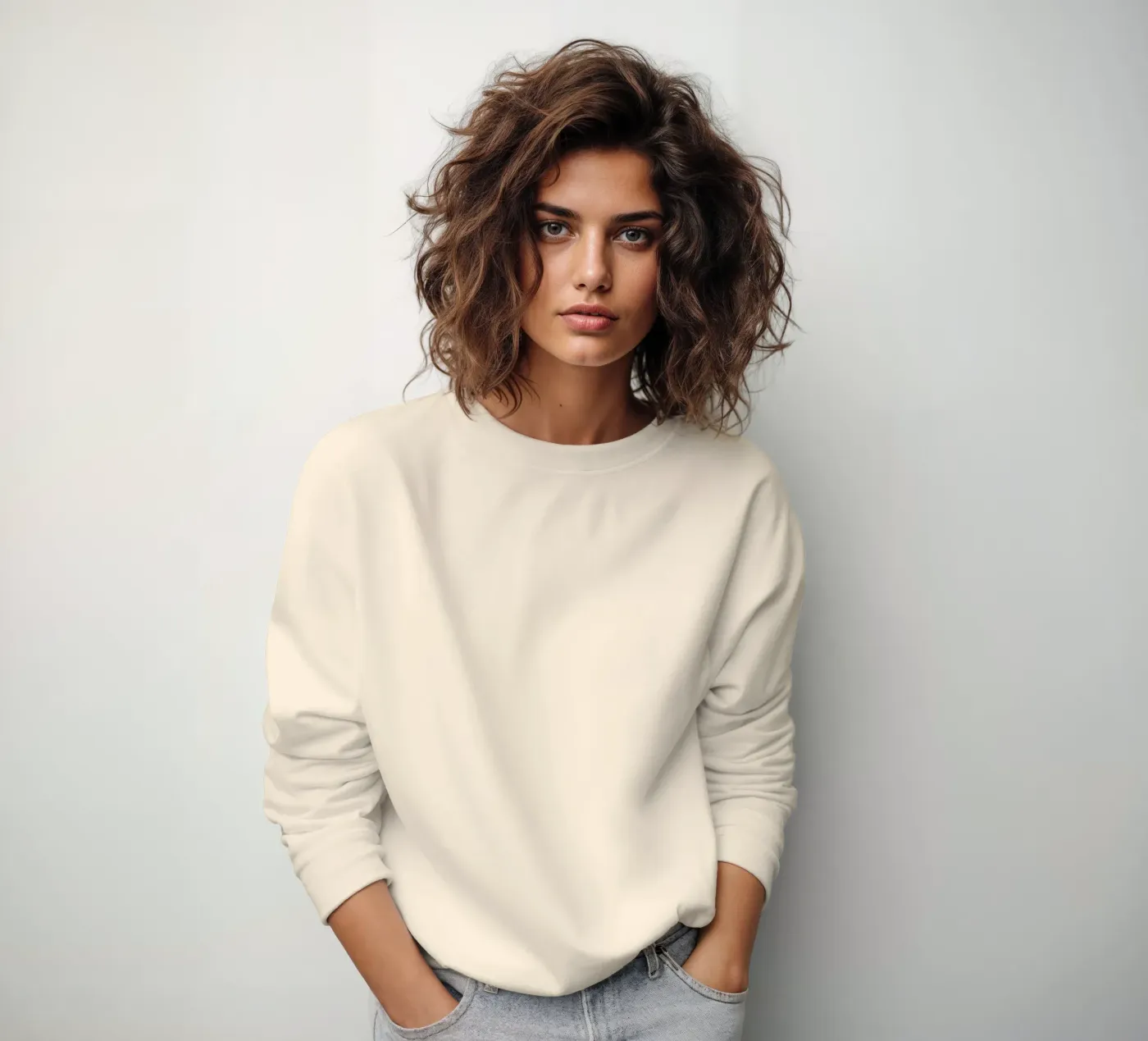 Ongefilterde serie sweatshirt van JUNIQERIN photography by Dorothea Baur