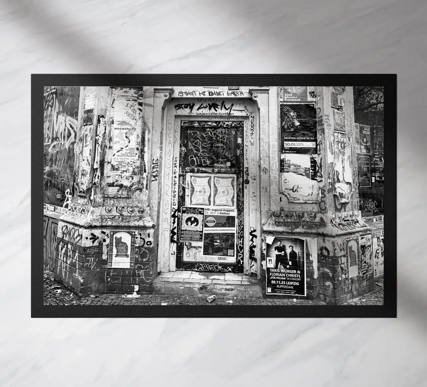 Street Memory doormat by JUNIQERIN photography by Dorothea Baur