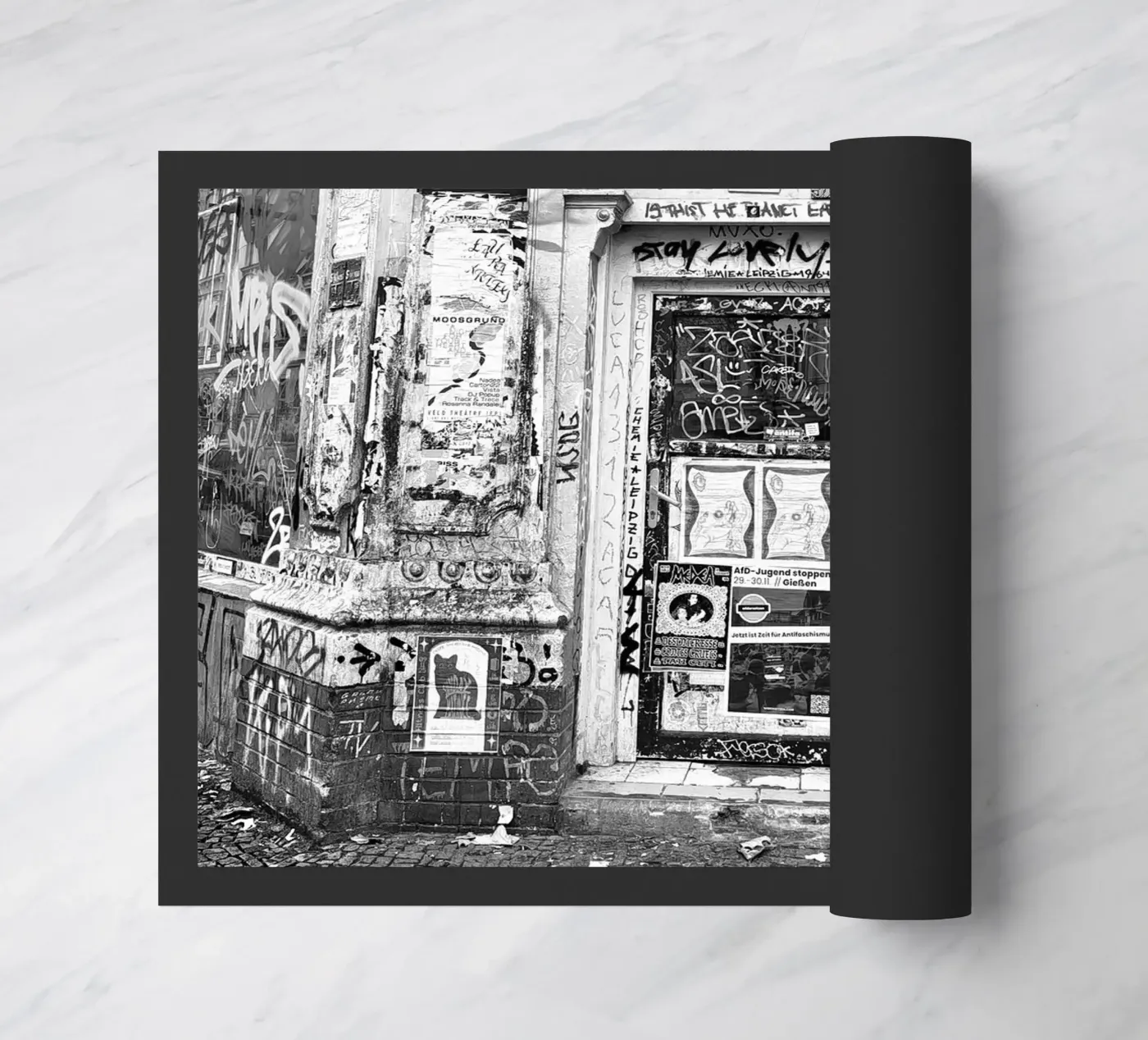 Street Memory doormat by JUNIQERIN photography by Dorothea Baur