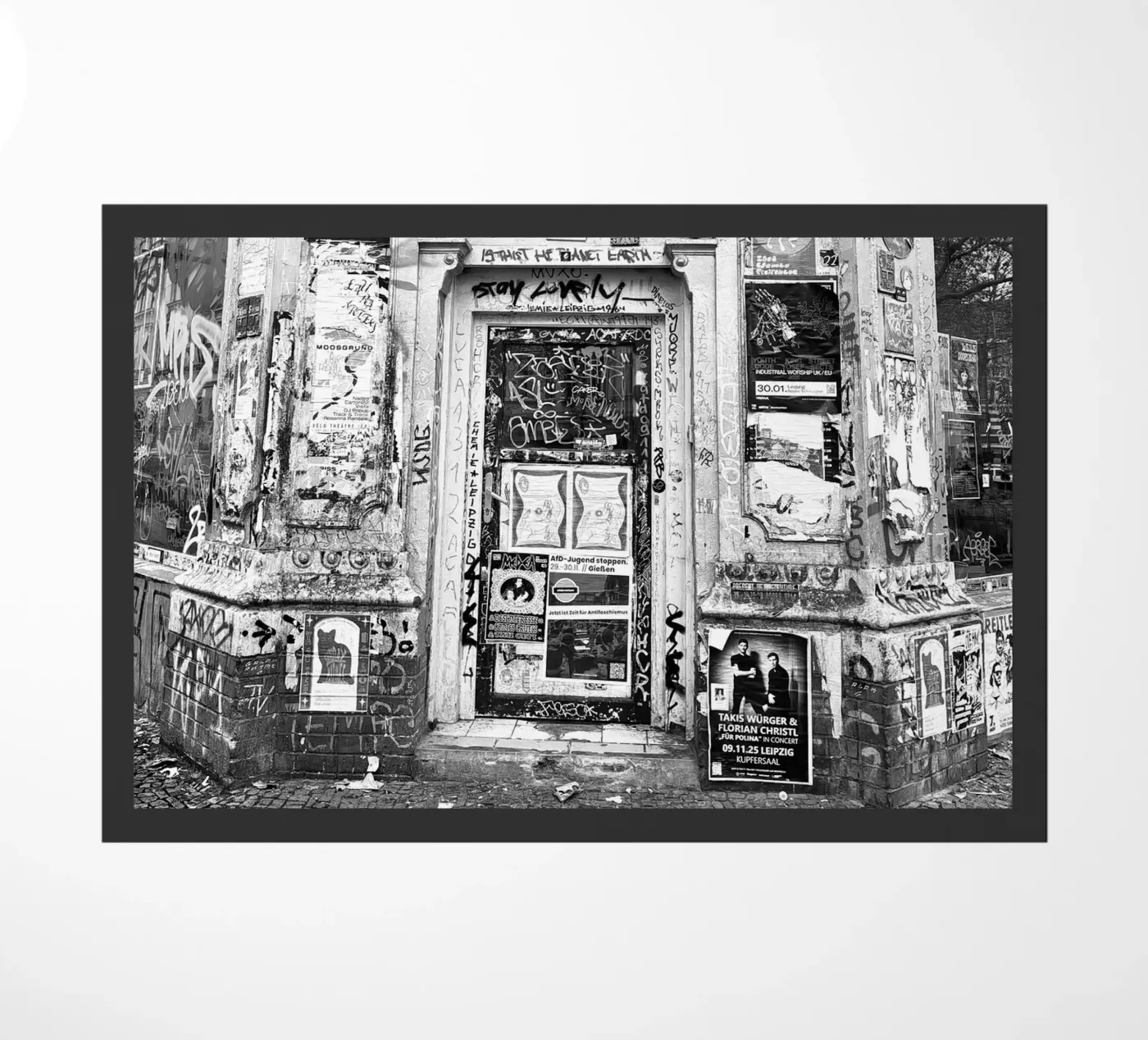 Street Memory doormat by JUNIQERIN photography by Dorothea Baur