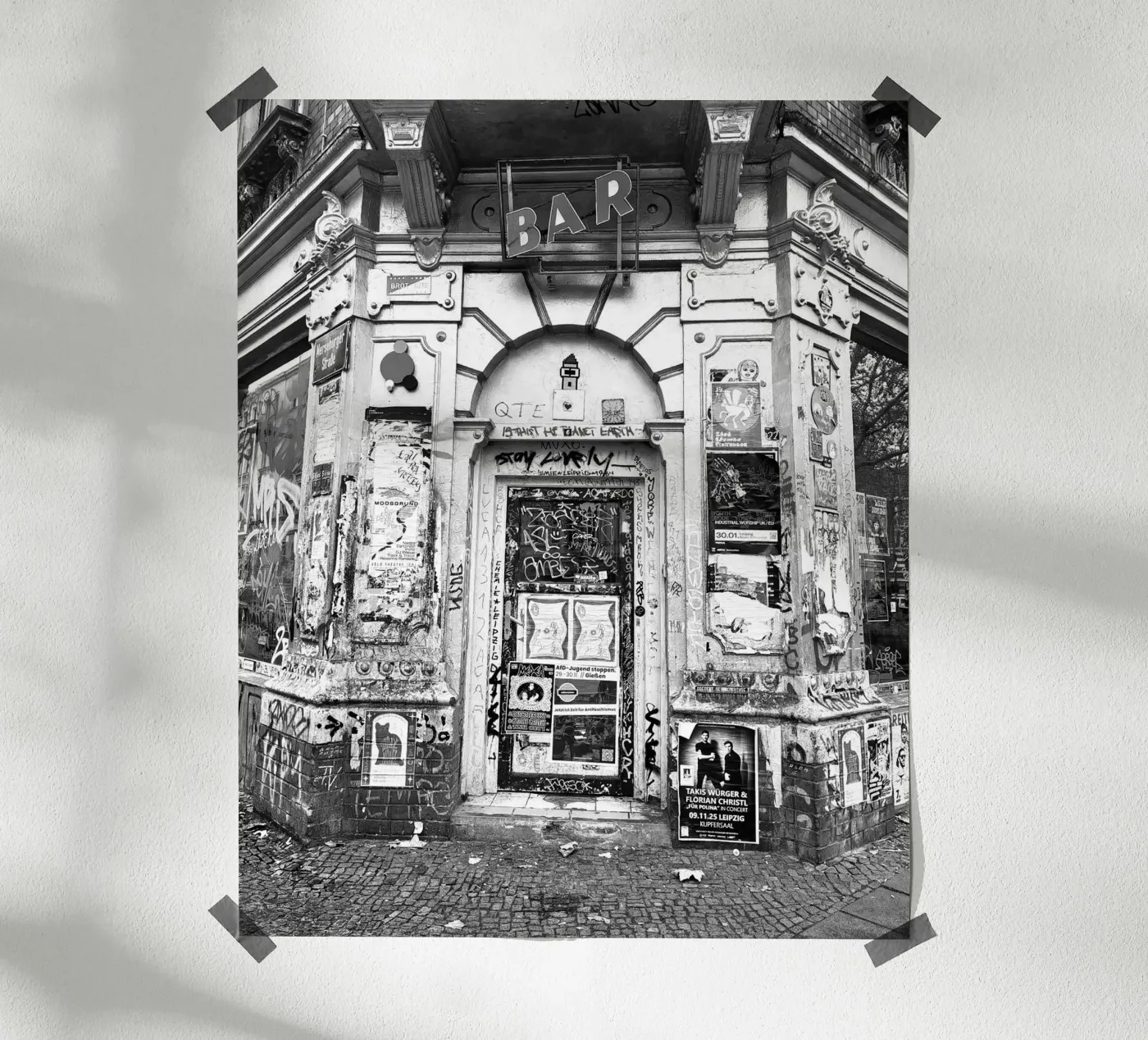 Street Memory poster by JUNIQERIN photography by Dorothea Baur
