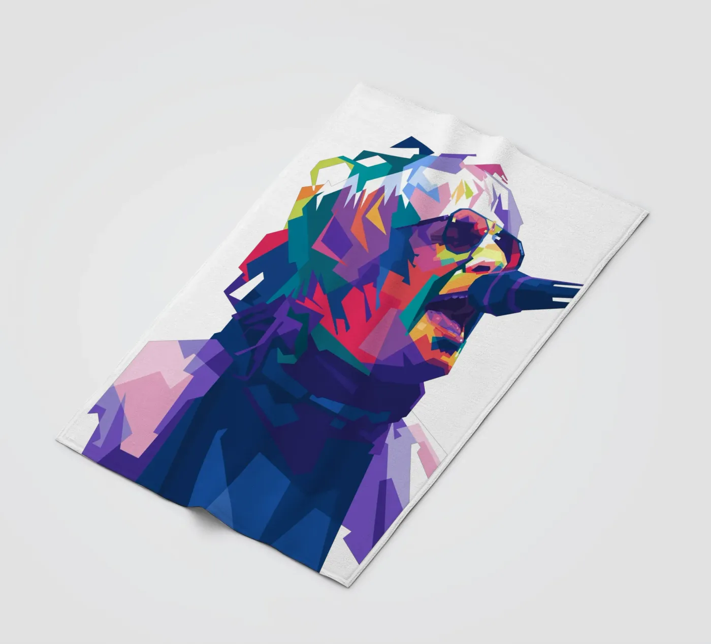 Liam Gallagher WPAP coperta in pile da Alkahfsmart