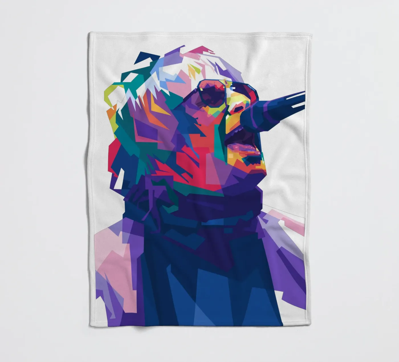 Liam Gallagher WPAP coperta in pile da Alkahfsmart