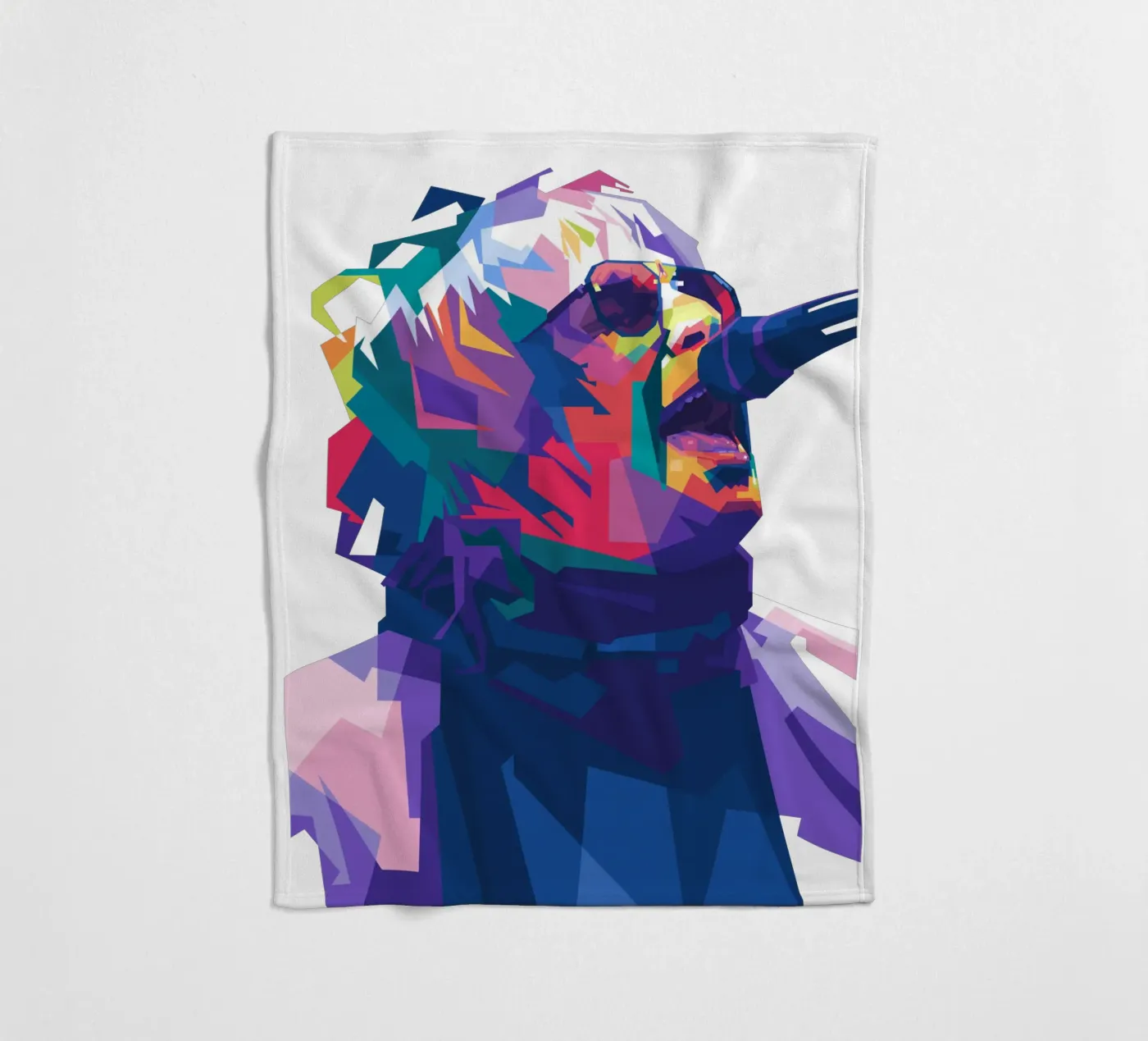 Liam Gallagher WPAP Fleecedecke von Alkahfsmart