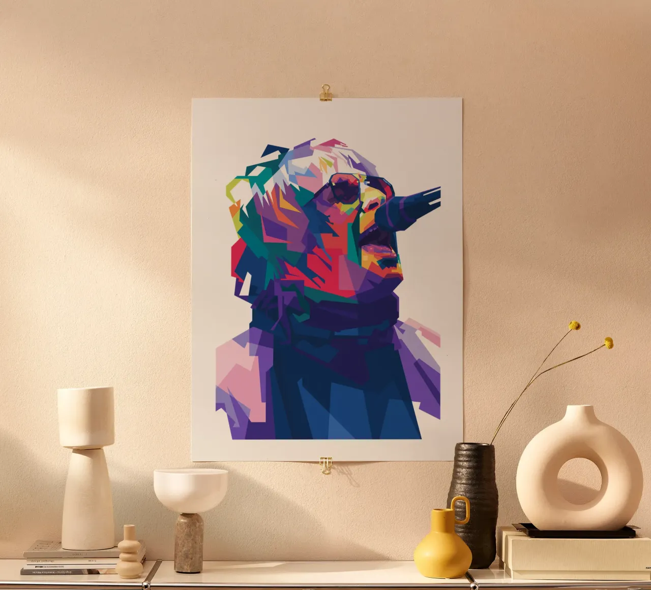 Liam Gallagher WPAP poster da Alkahfsmart