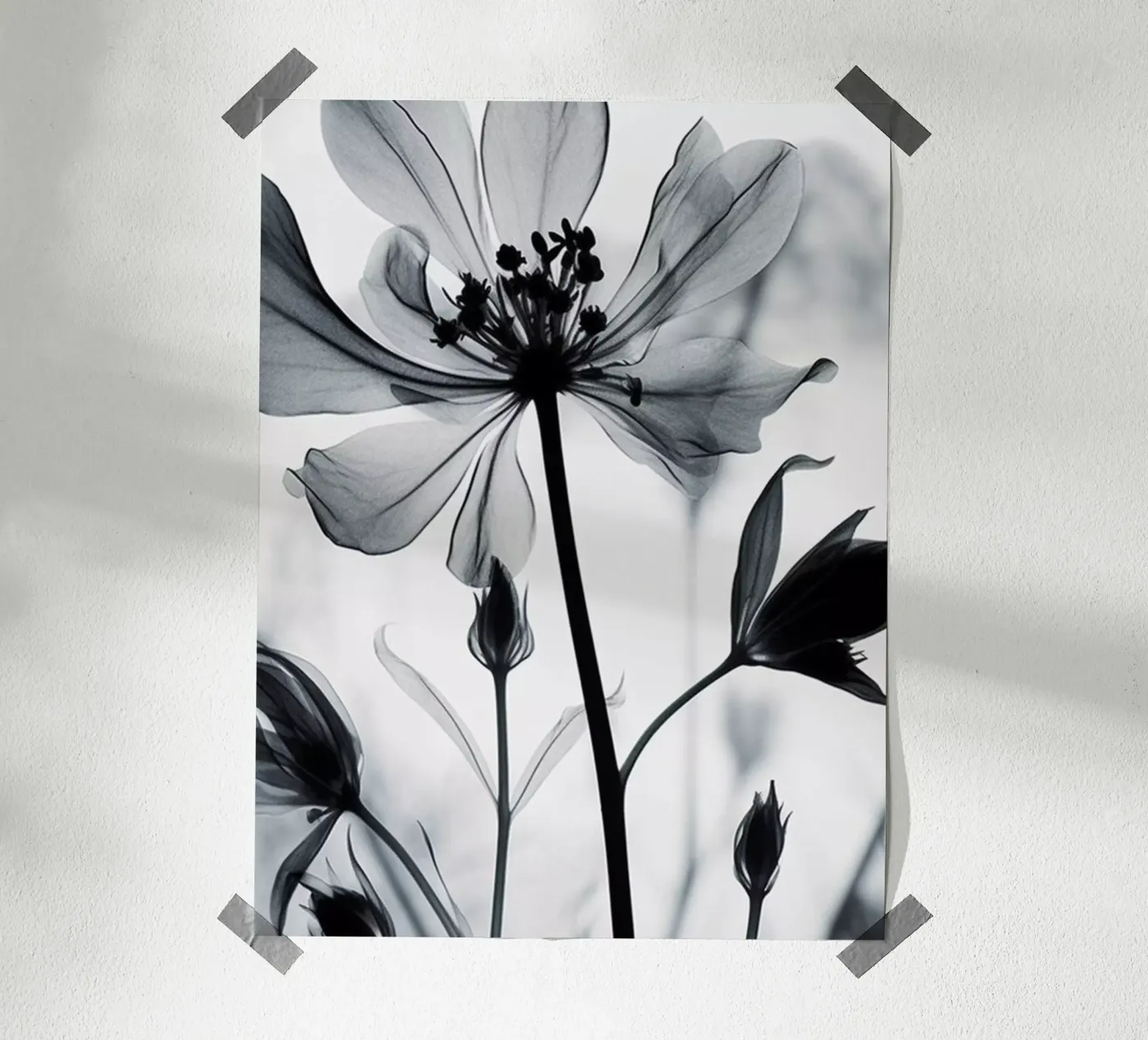 Silhouette poster da Artsy Bessy