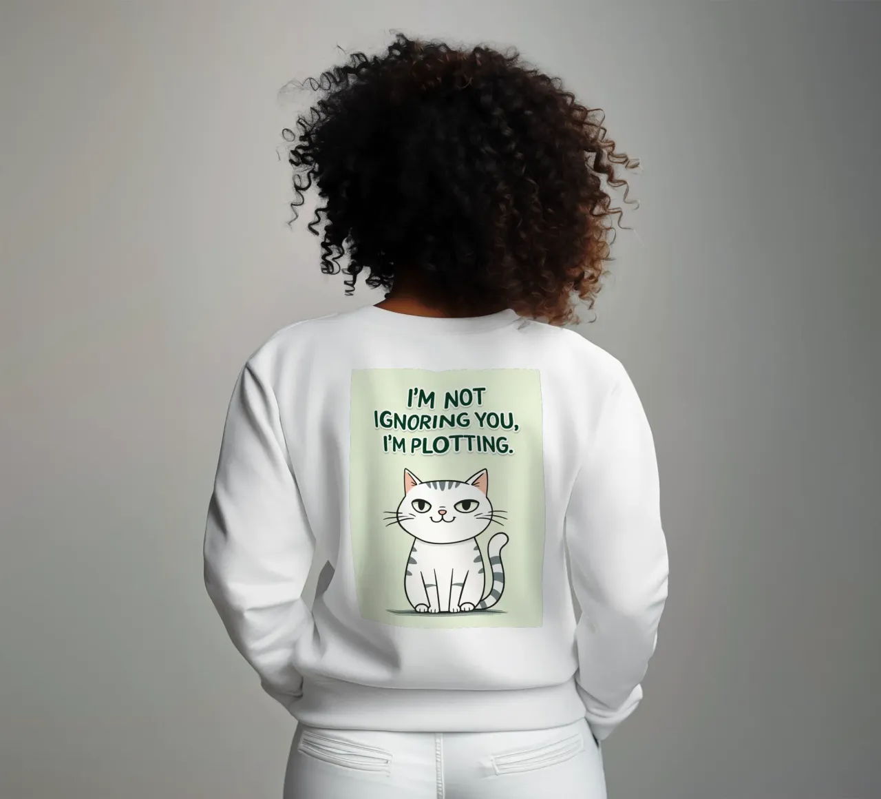 gatto non ti sto ignorando felpa da genzaa