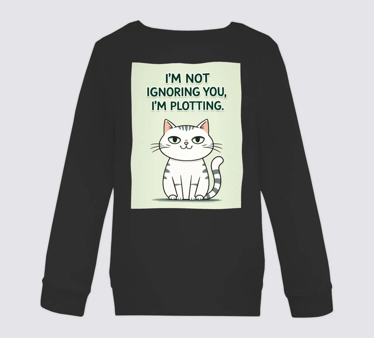 gatto non ti sto ignorando felpa bambino da genzaa