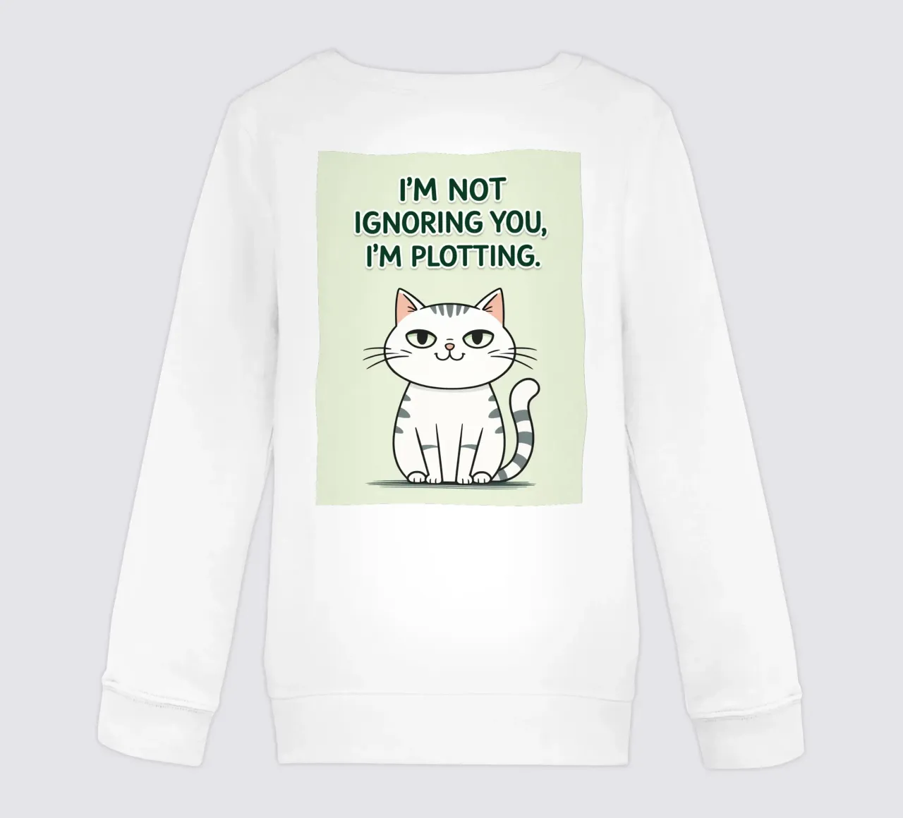 gatto non ti sto ignorando felpa bambino da genzaa