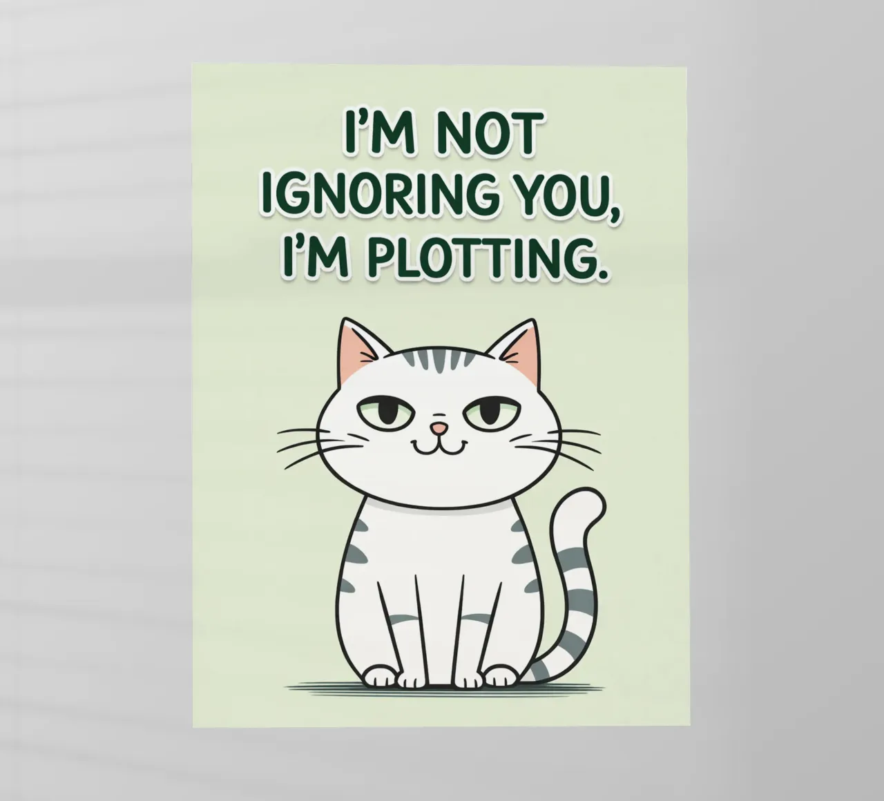 gatto non ti sto ignorando pellicola backlit da genzaa