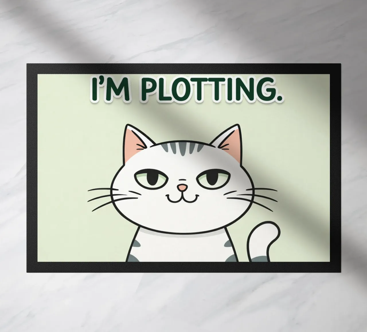 gatto non ti sto ignorando zerbino da genzaa