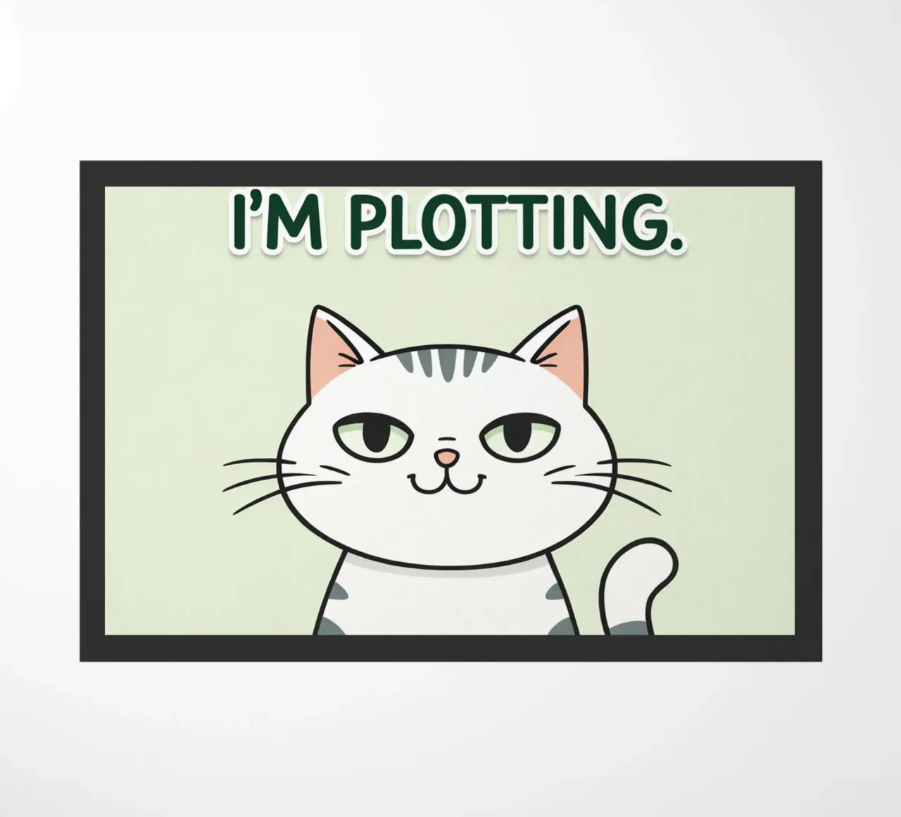 gatto non ti sto ignorando zerbino da genzaa