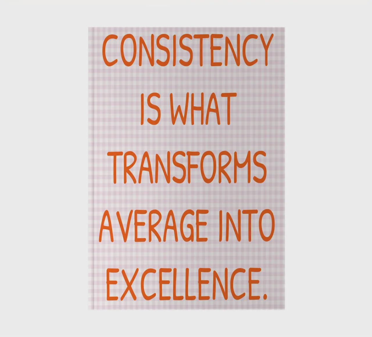 consistency is what transforms notebook by genzaa