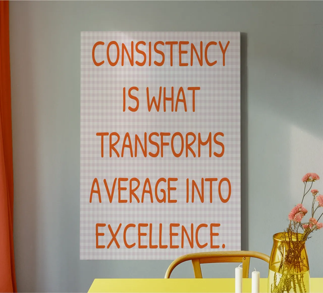 consistency is what transforms canvas by genzaa