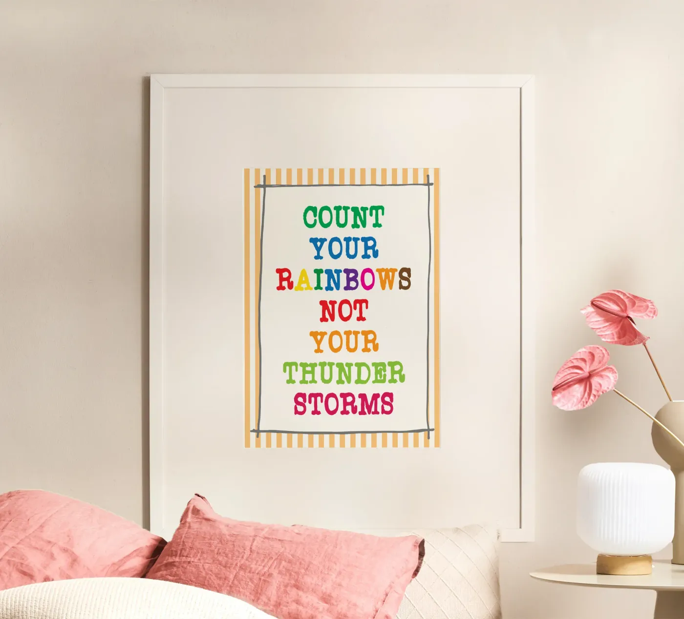 count your rainbow poster by genzaa