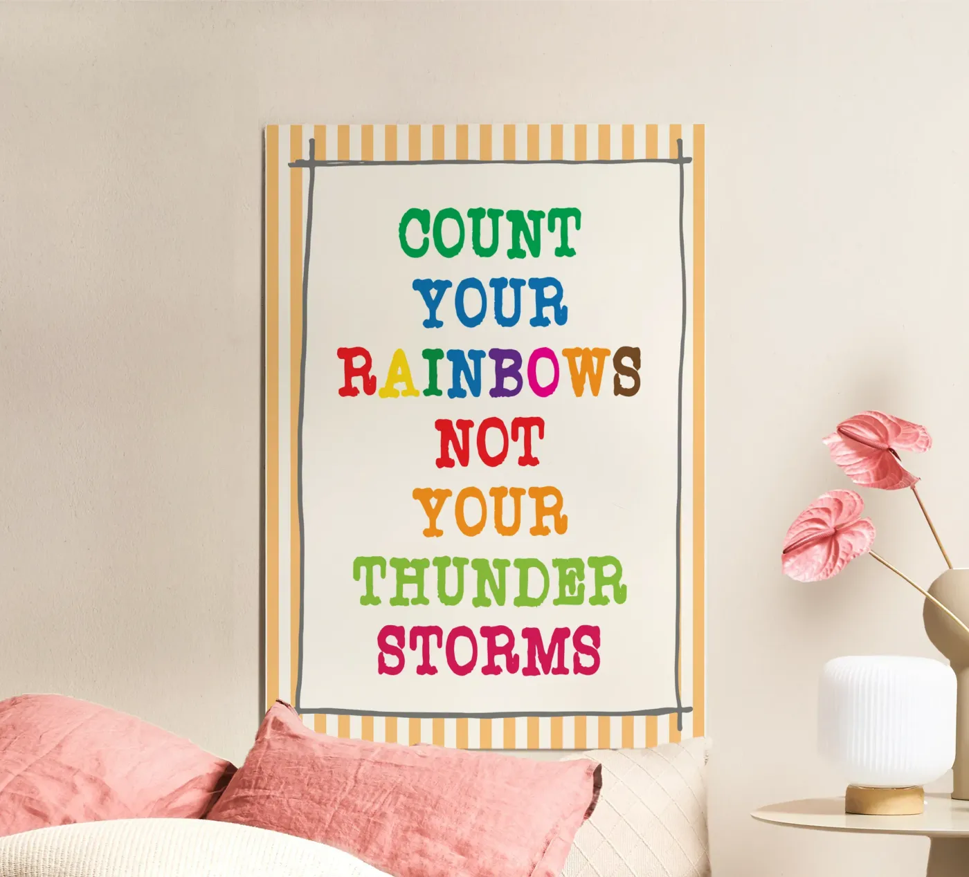 count your rainbow poster by genzaa