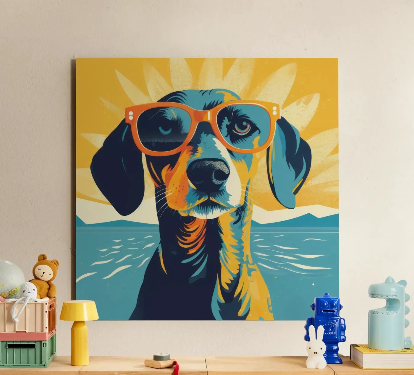 Summer Surf alluminio dibond da Artsy Bessy