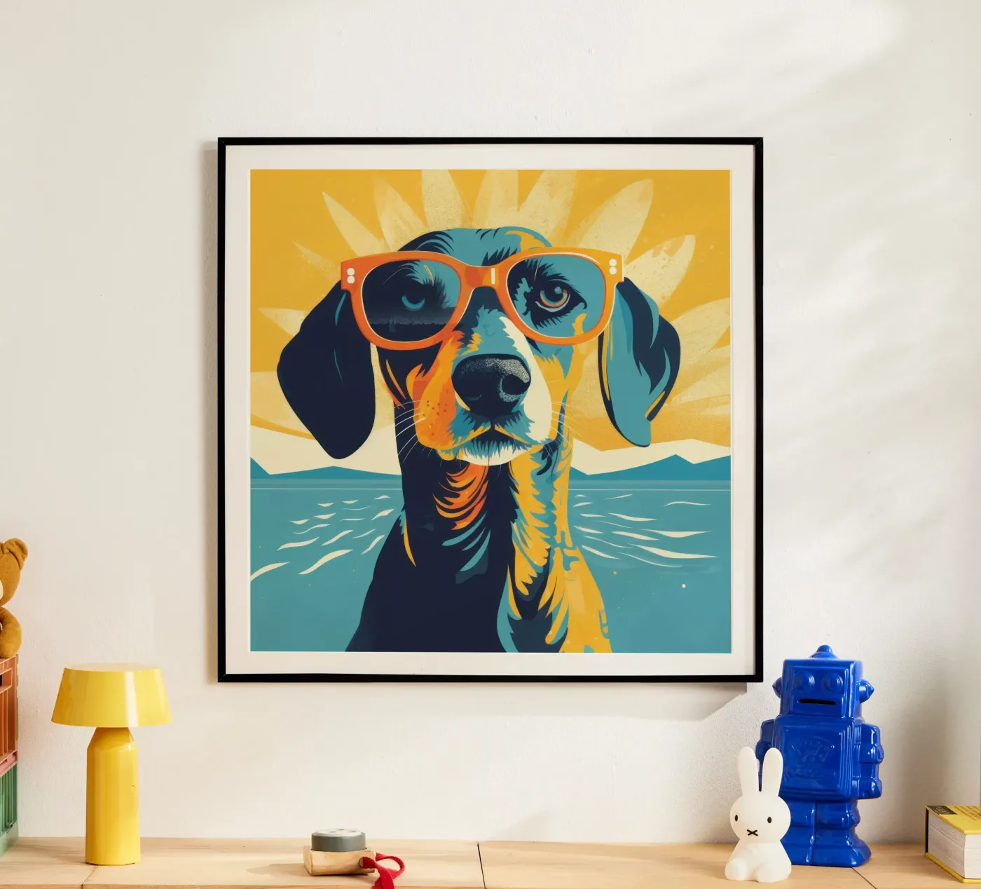 Summer Surf poster da Artsy Bessy