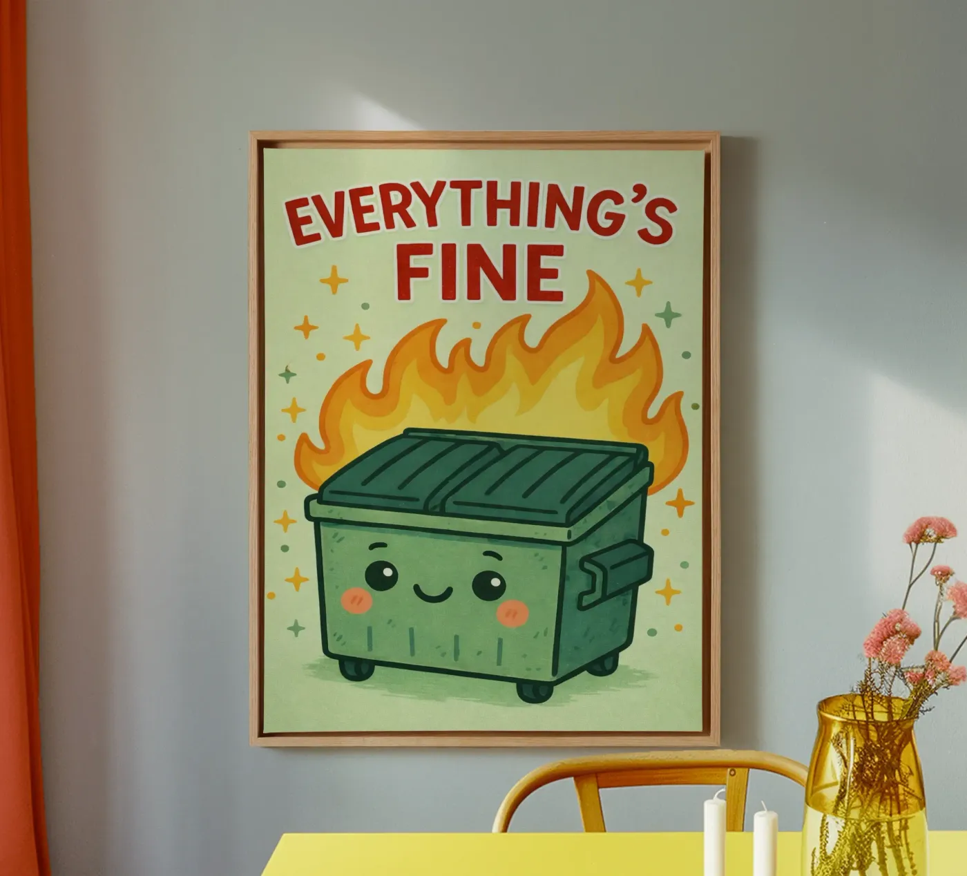 everythings fine canvas by genzaa