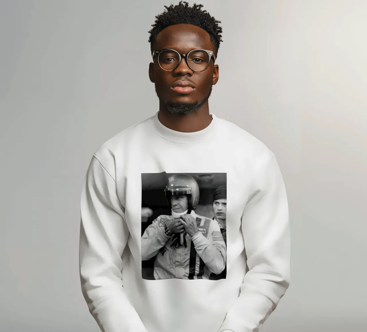 Steve McQueen sul set - Le Mans 1971 felpa da The memory