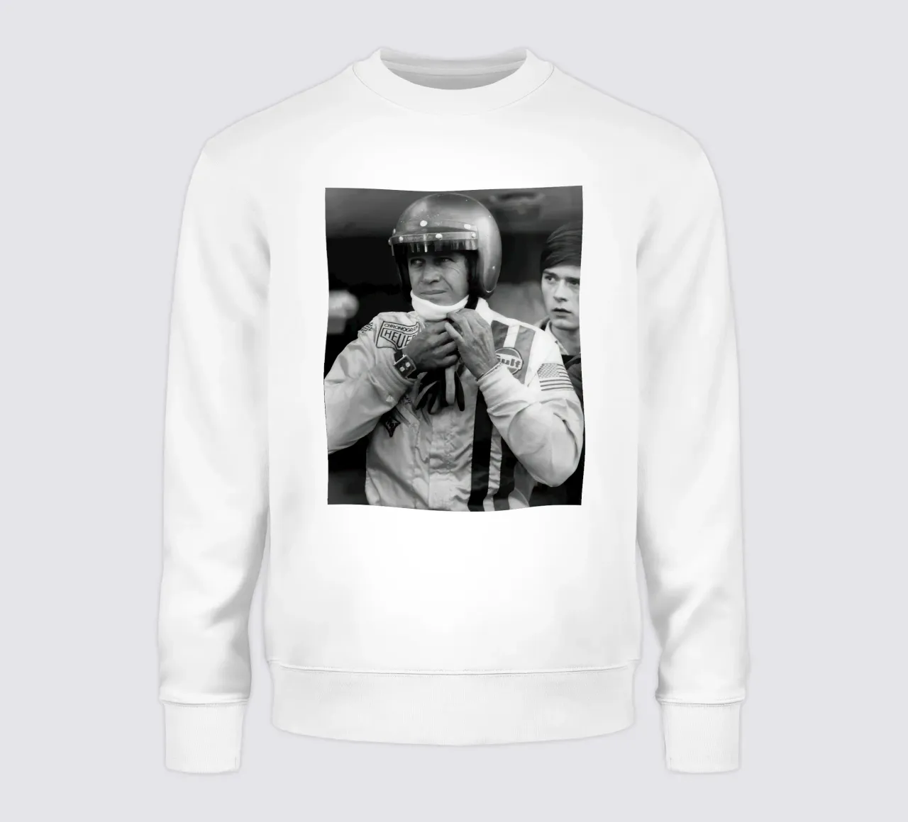 Steve McQueen sul set - Le Mans 1971 felpa da The memory