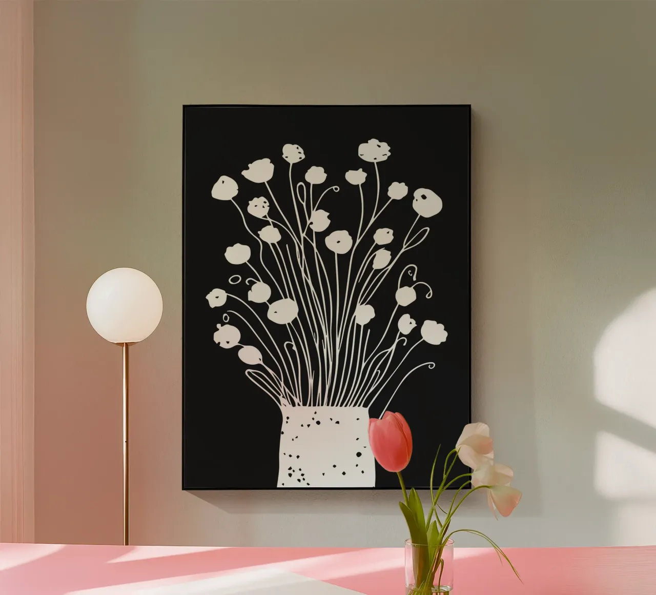 Flowers plexiglass da Artsy Bessy