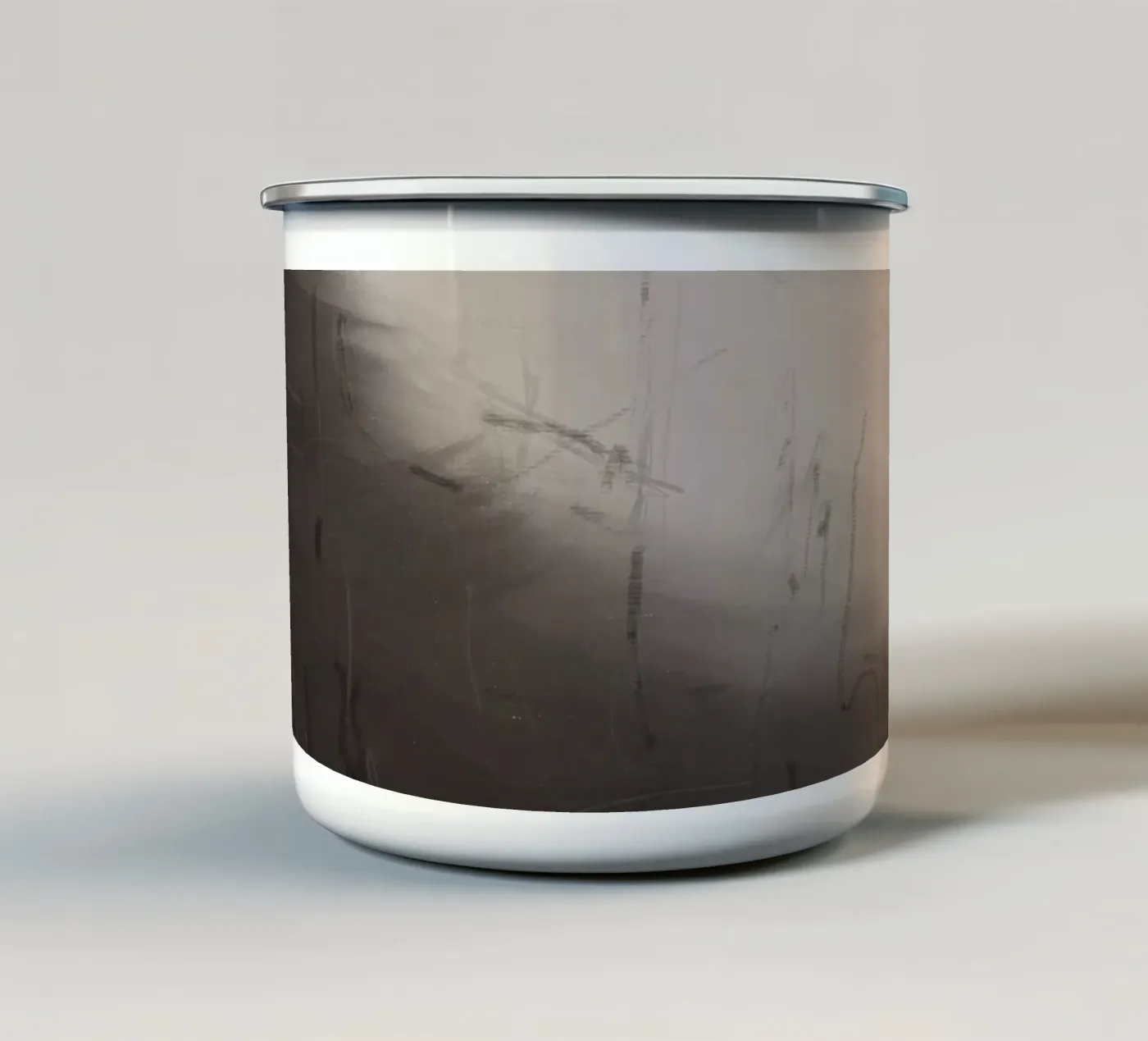 Complexities enamel mug by rebeccaannemaclean