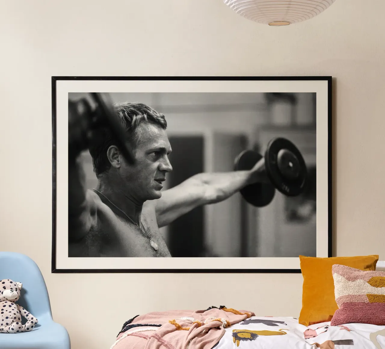 Sessione di ginnastica di Steve McQueen carta hahnemühle da The memory