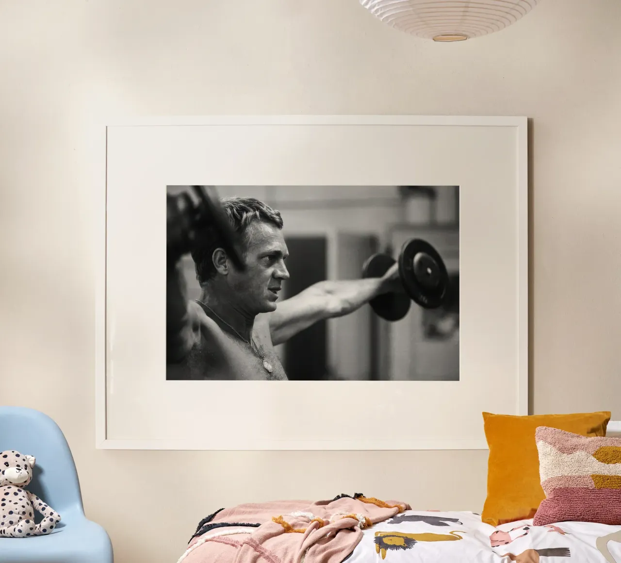 Sessione di ginnastica di Steve McQueen carta hahnemühle da The memory