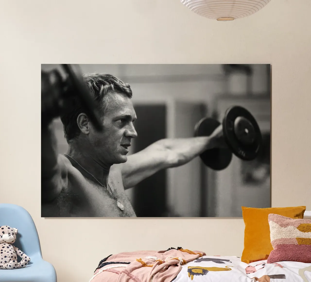 Sessione di ginnastica di Steve McQueen carta hahnemühle da The memory