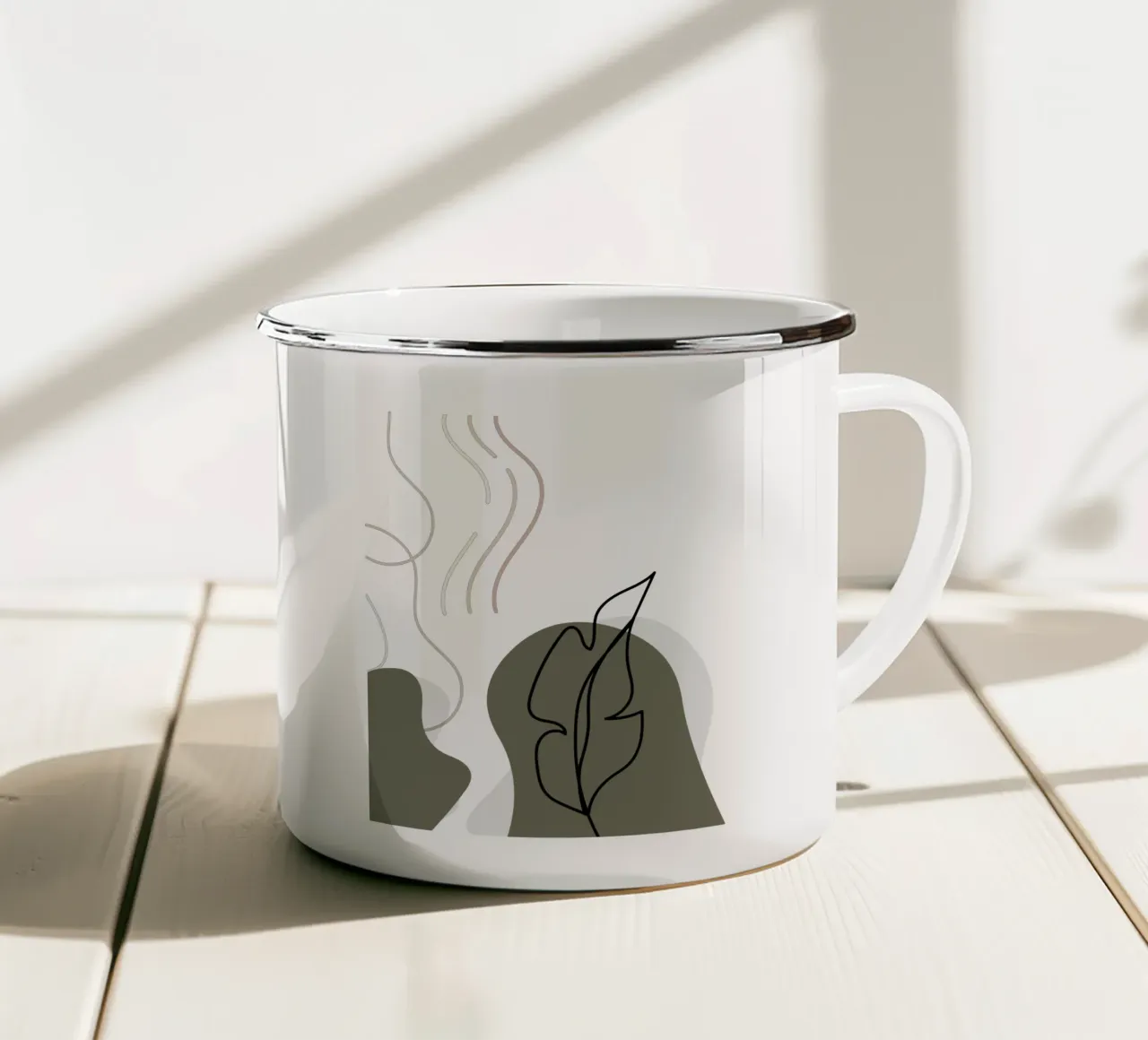 Moderno minimalista tazza in smalto da YSV MINIMALIST