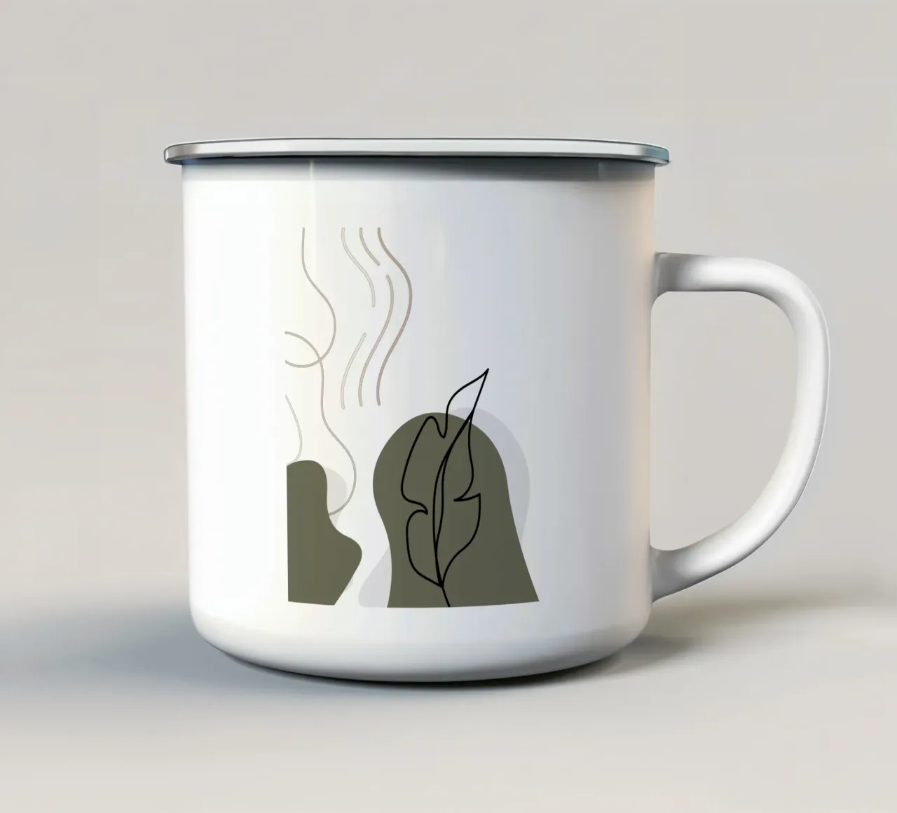 Moderno minimalista tazza in smalto da YSV MINIMALIST