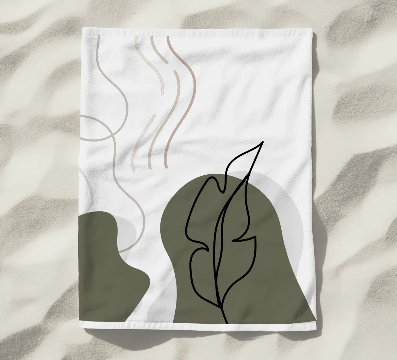 Moderno minimalista telo mare da YSV MINIMALIST