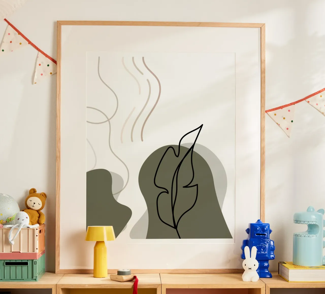 Moderno minimalista poster con telaio in legno da YSV MINIMALIST