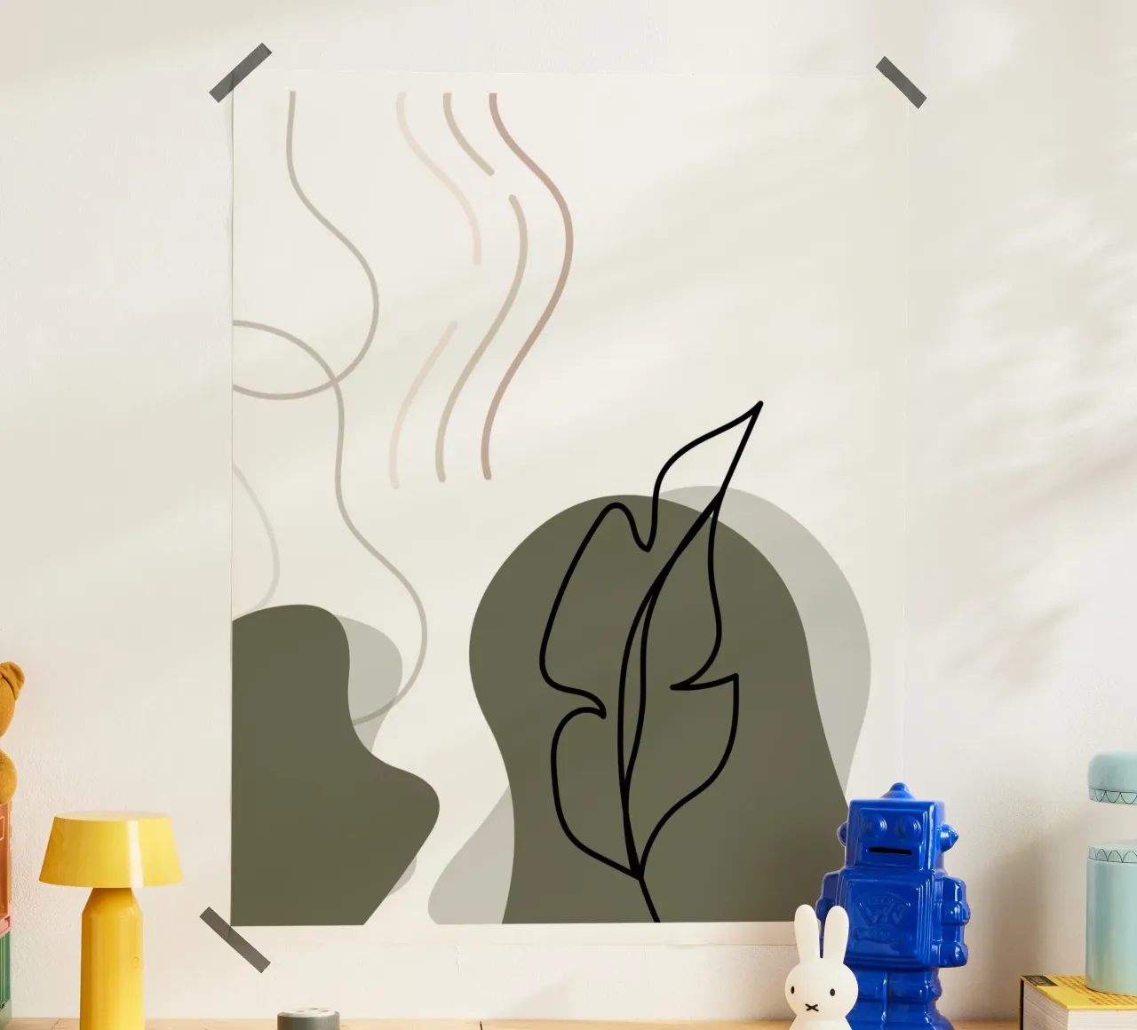 Moderno minimalista poster con telaio in legno da YSV MINIMALIST
