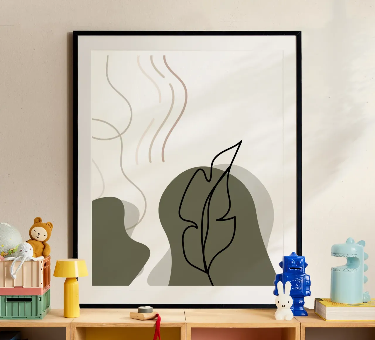 Moderno minimalista poster con telaio in legno da YSV MINIMALIST
