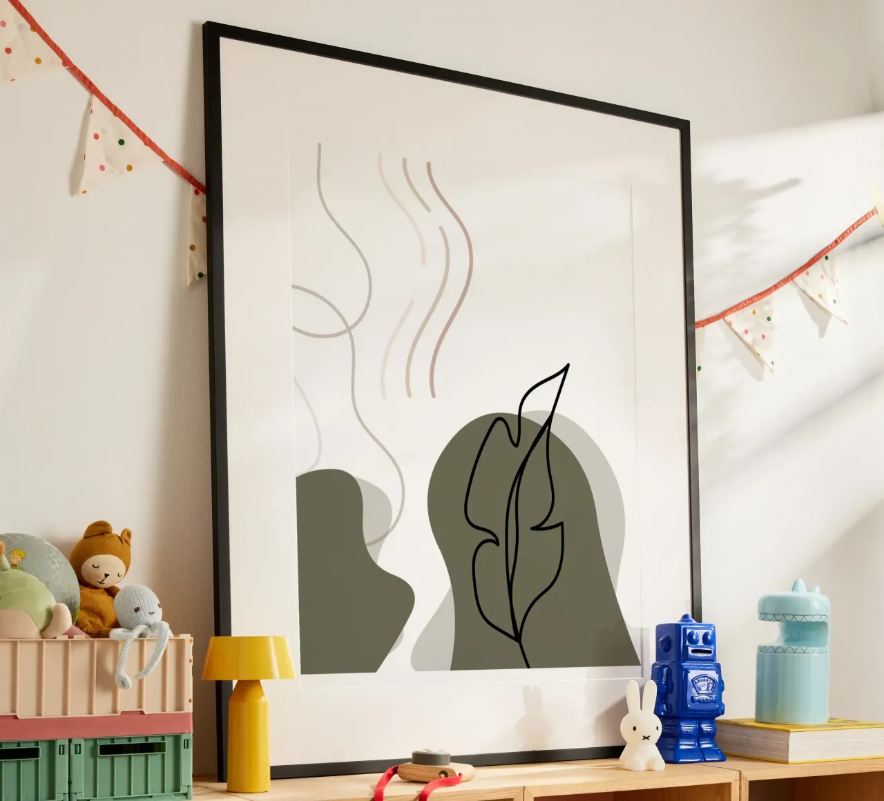 Moderno minimalista poster con telaio in legno da YSV MINIMALIST
