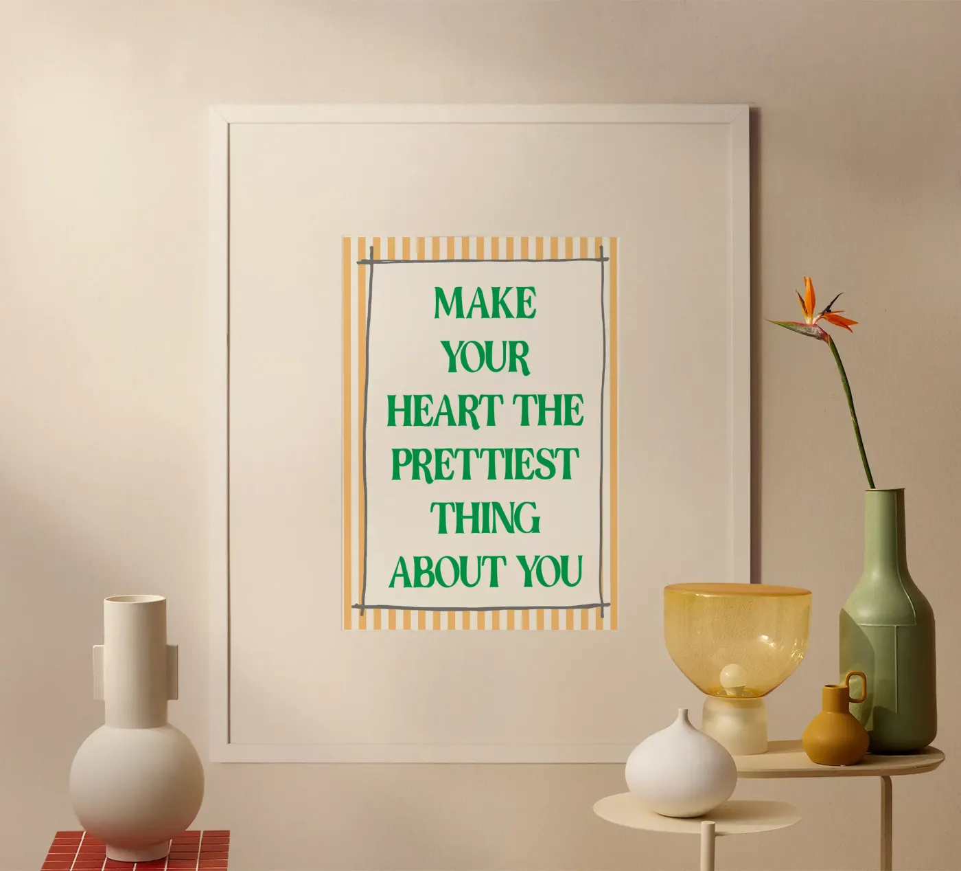make your heart poster by genzaa