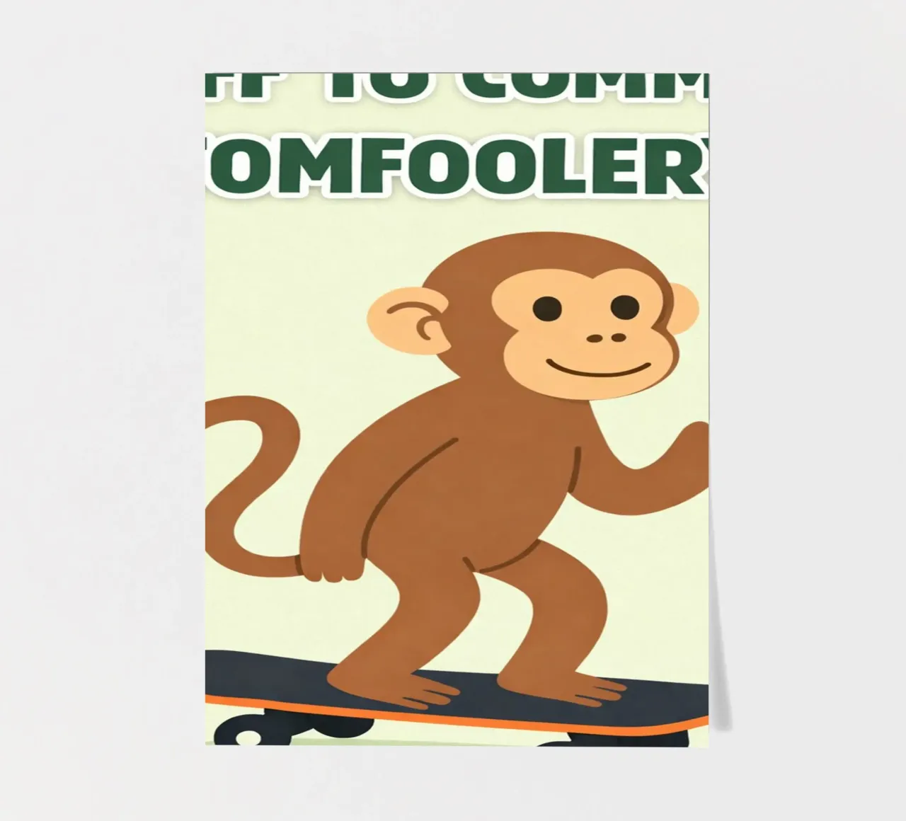 apenstreken stickervel van genzaa