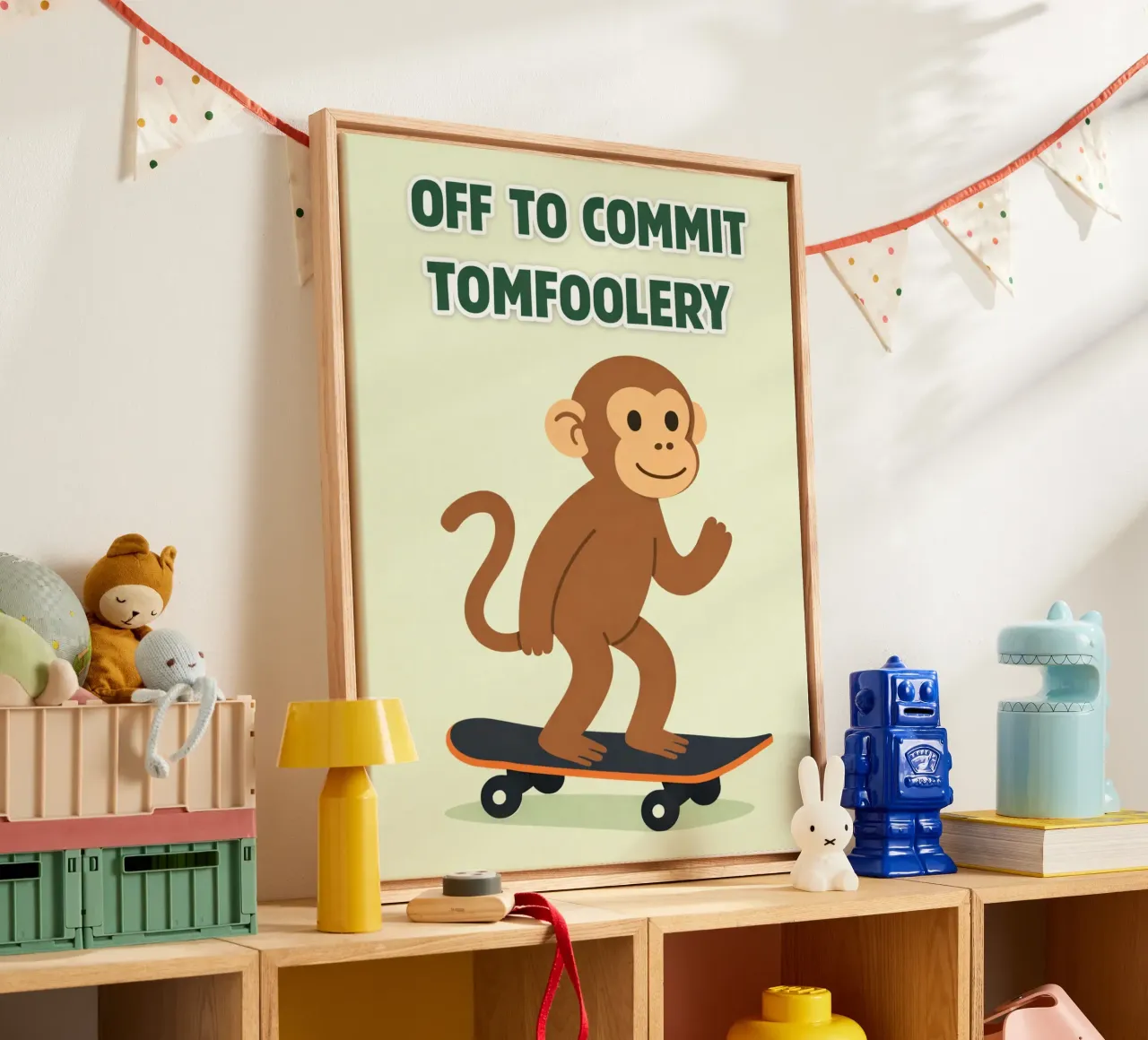monkey tomfoolery canvas by genzaa