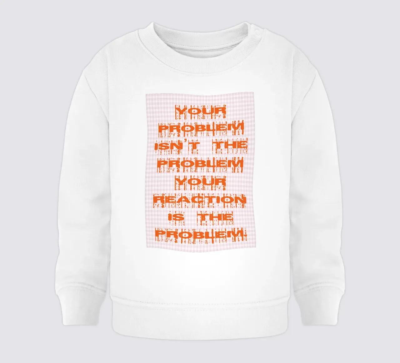 il tuo problema non è il tuo problema felpa neonato da genzaa