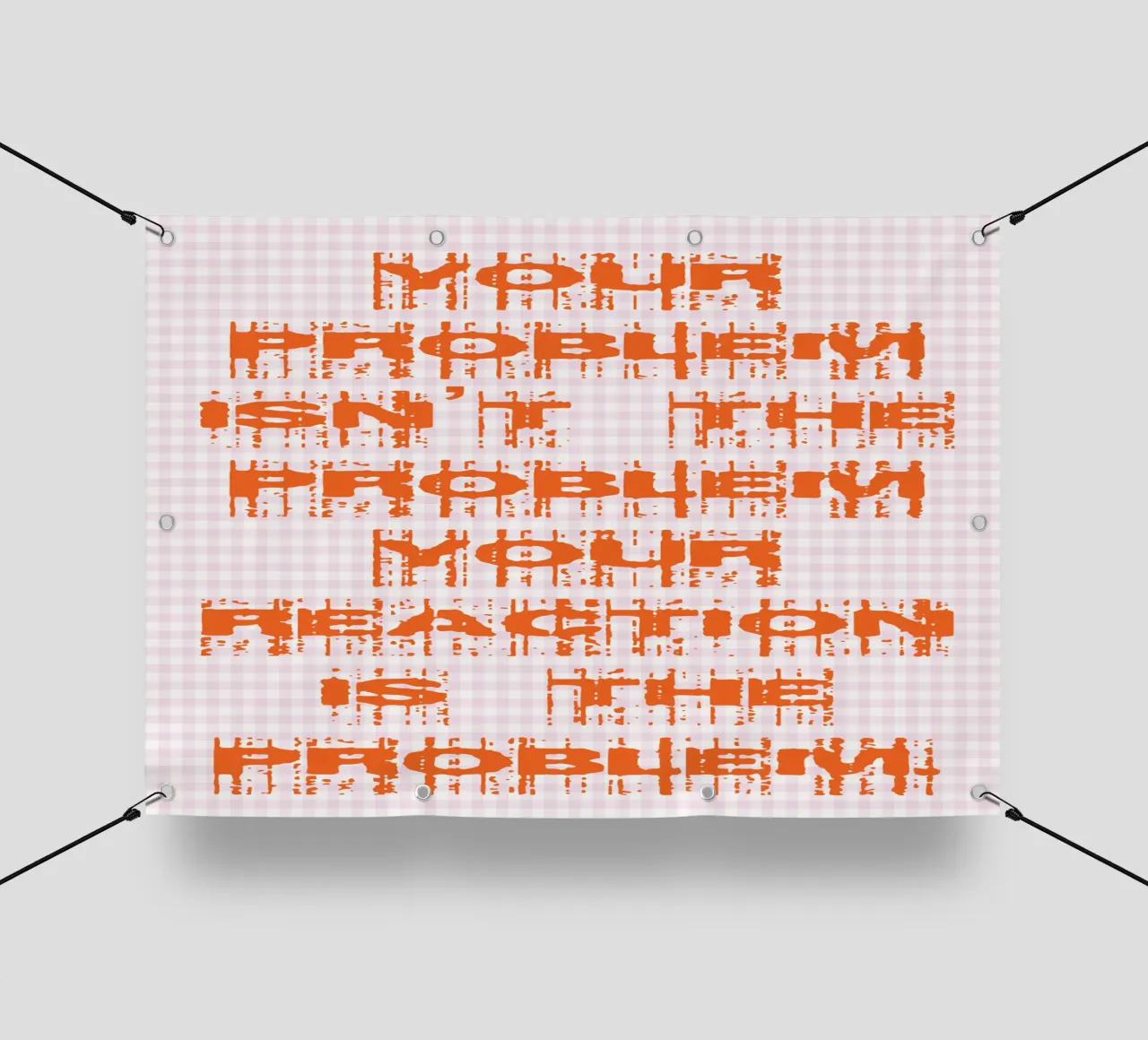 il tuo problema non è il tuo problema telo in pvc da genzaa