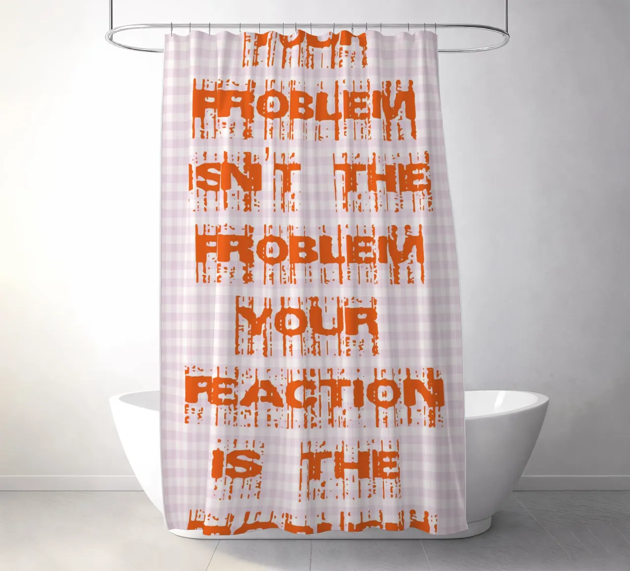 Ihr Problem ist nicht Ihr Problem Duschvorhang von genzaa