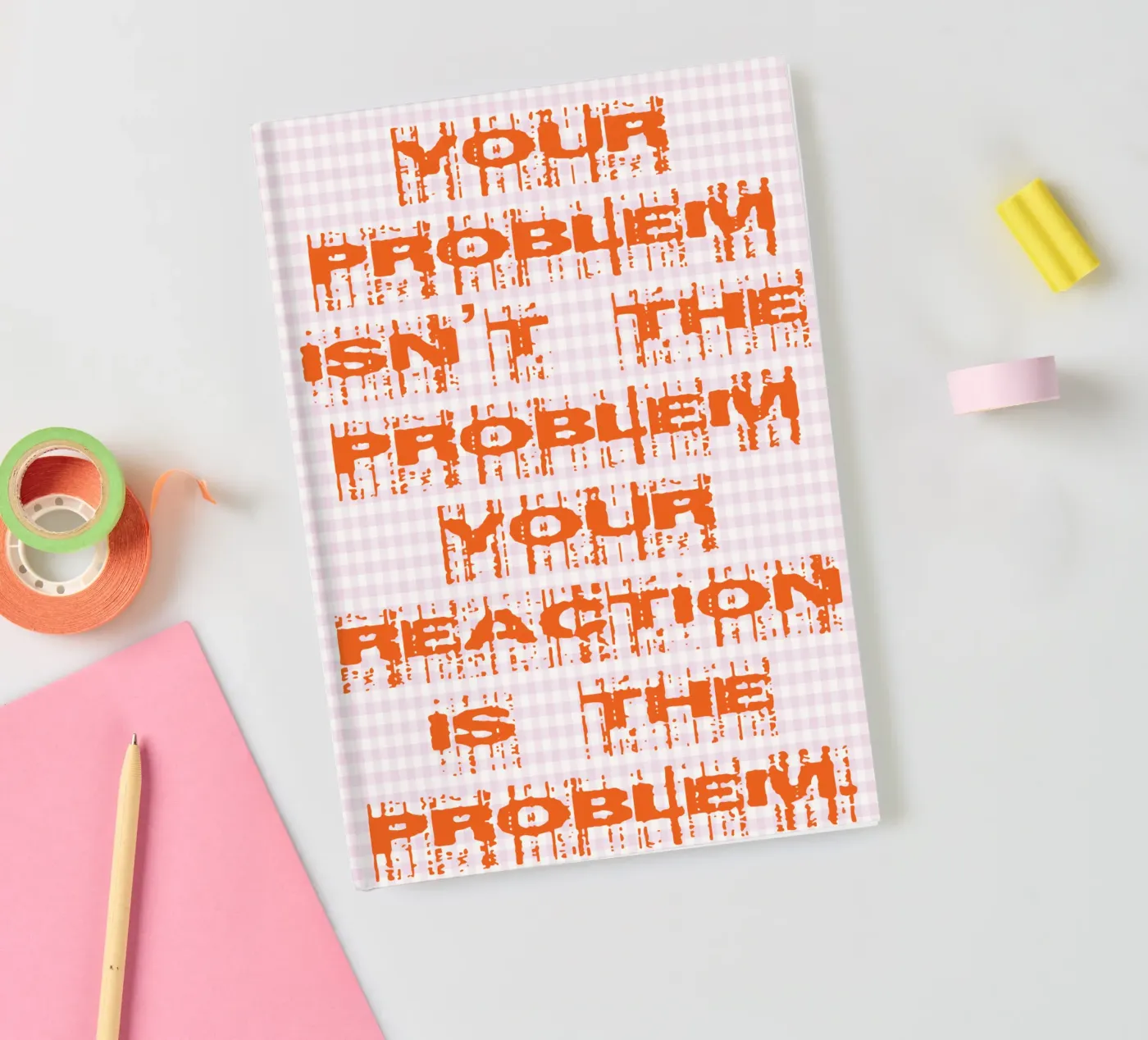 your problem isnt your problem notebook by genzaa