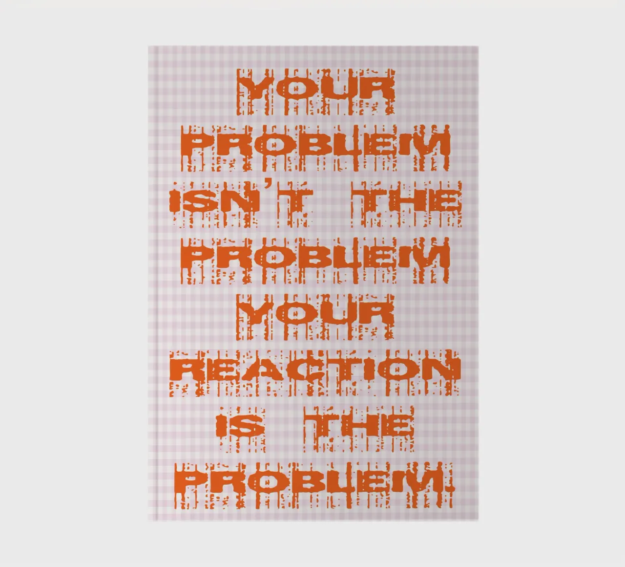 your problem isnt your problem notebook by genzaa