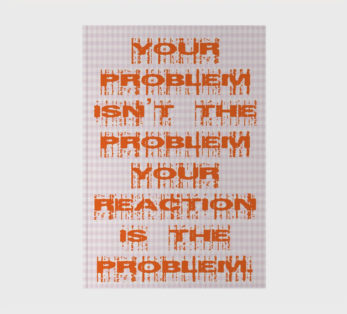your problem isnt your problem notebook by genzaa