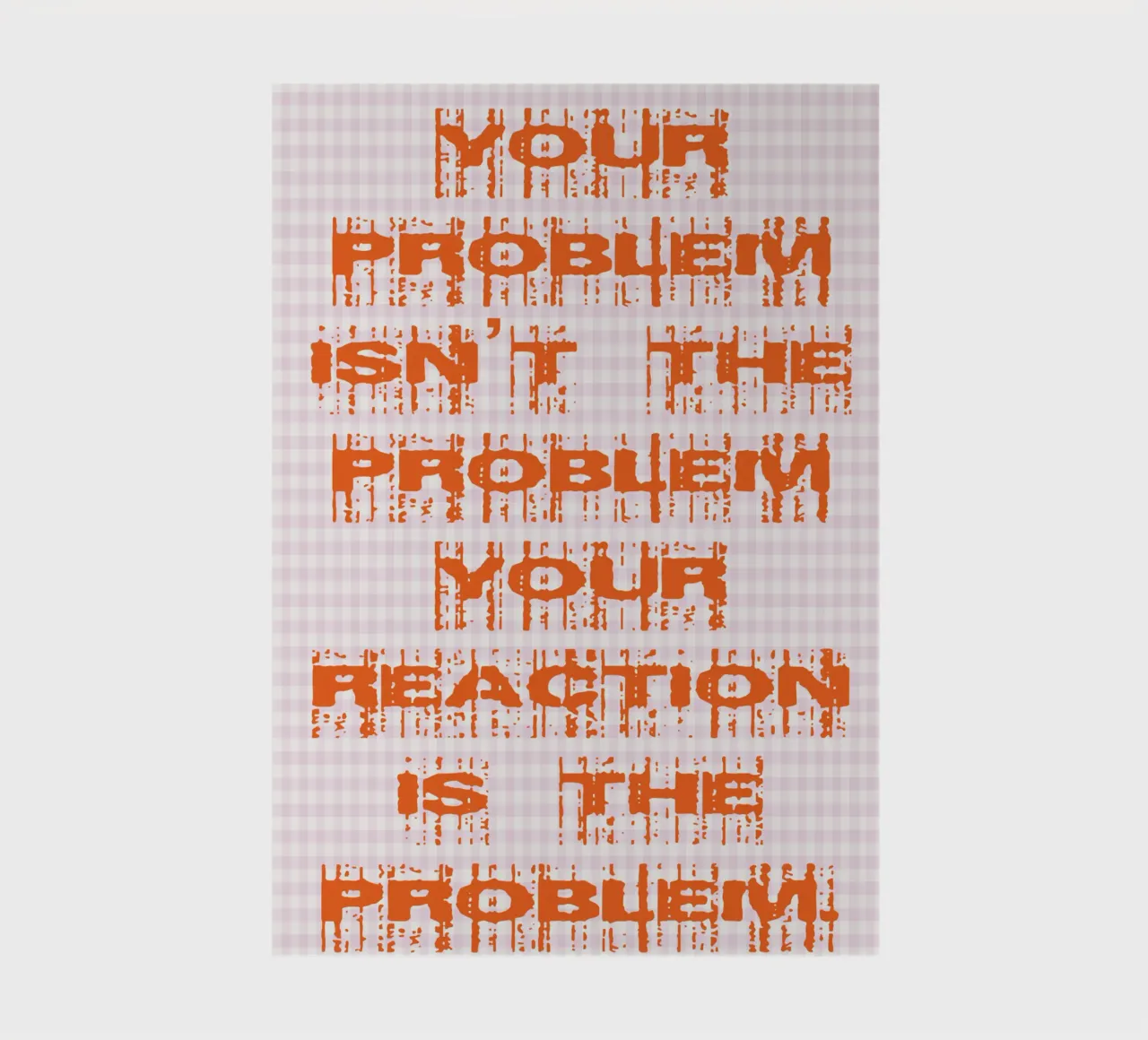 your problem isnt your problem notebook by genzaa