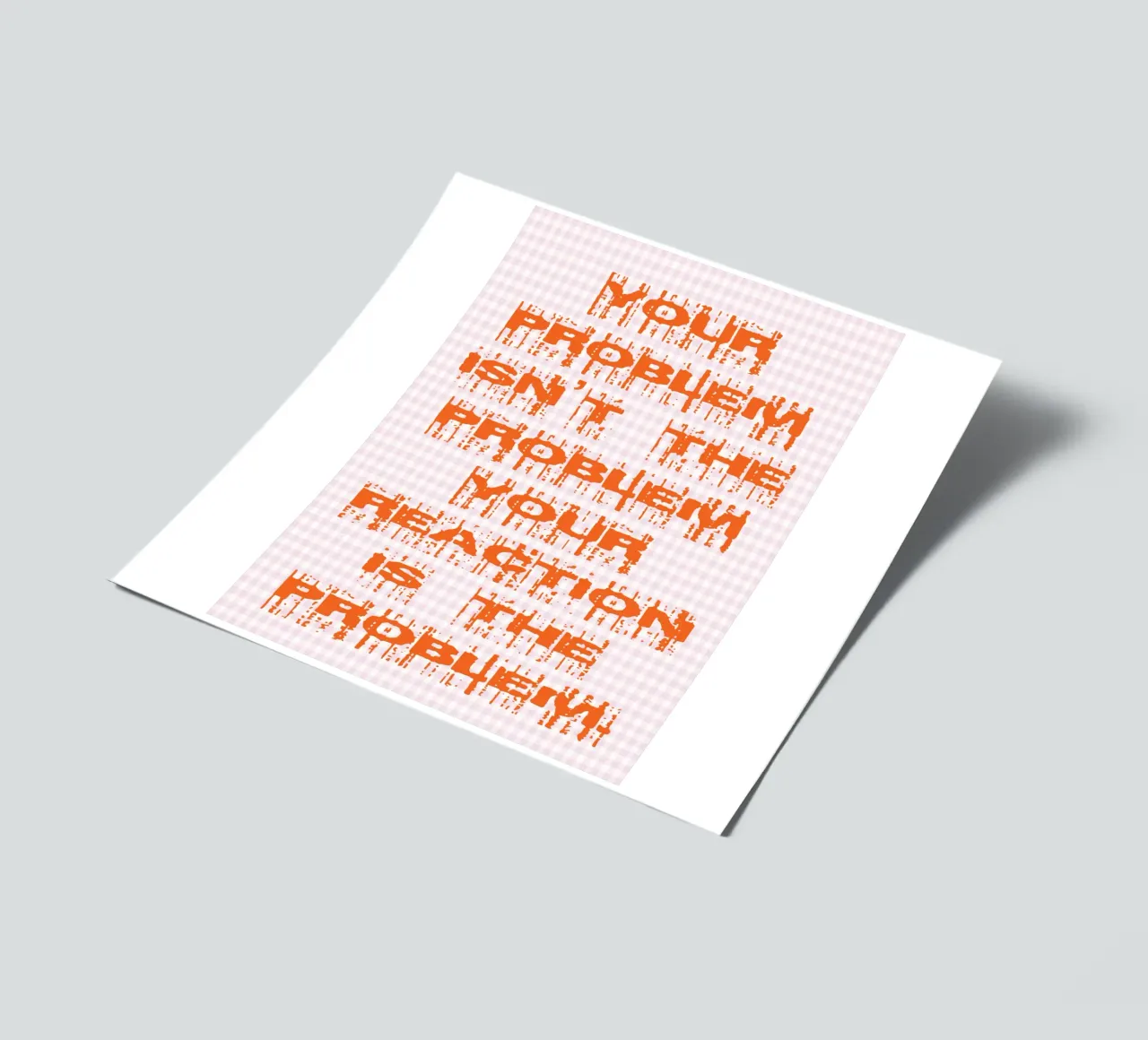 your problem isnt your problem sticker sheet by genzaa