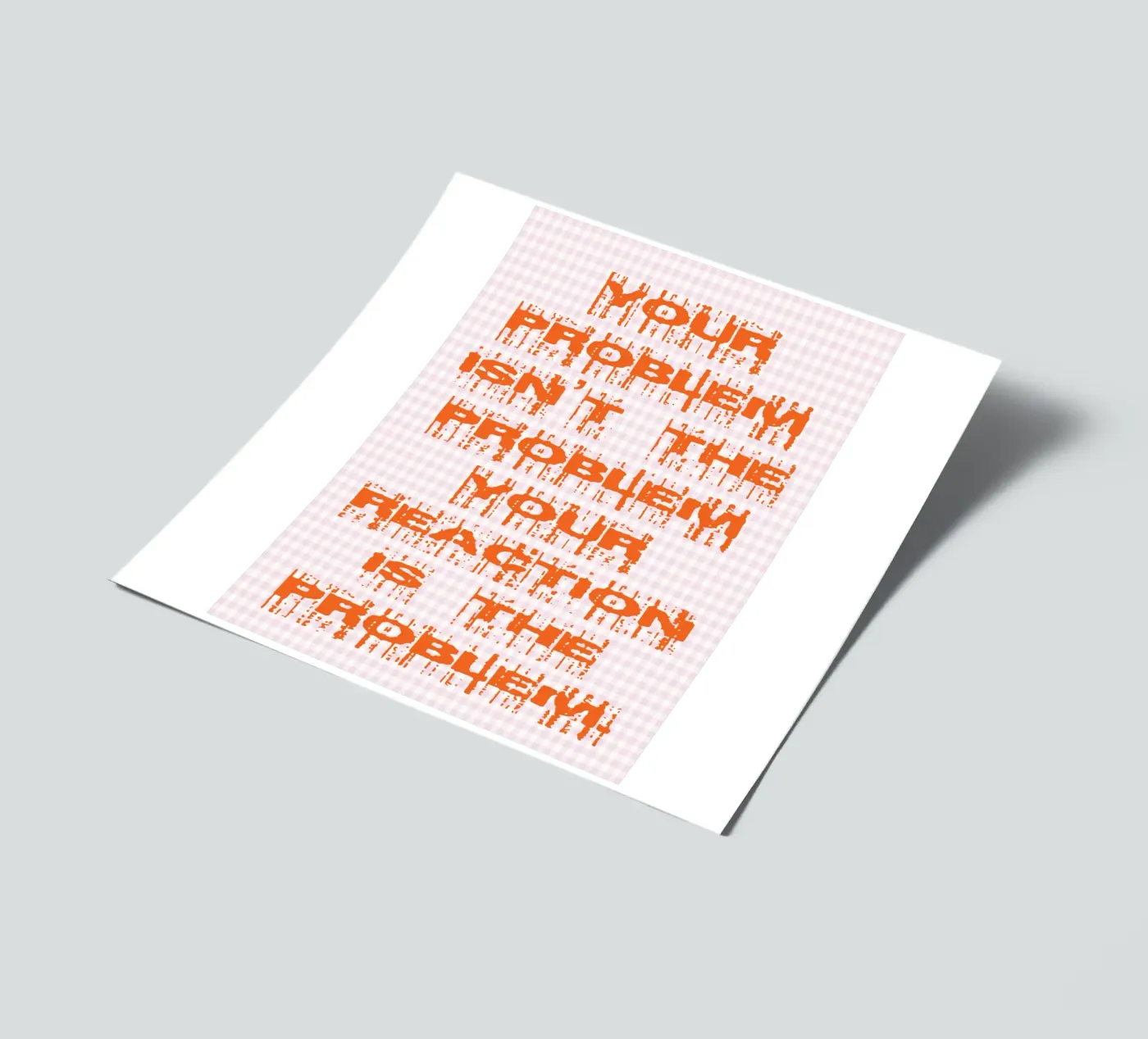 your problem isnt your problem sticker sheet by genzaa