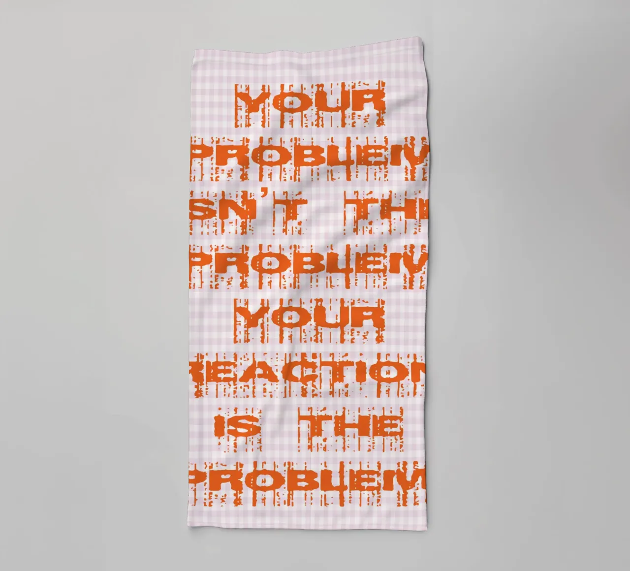 Ihr Problem ist nicht Ihr Problem Handtuch von genzaa